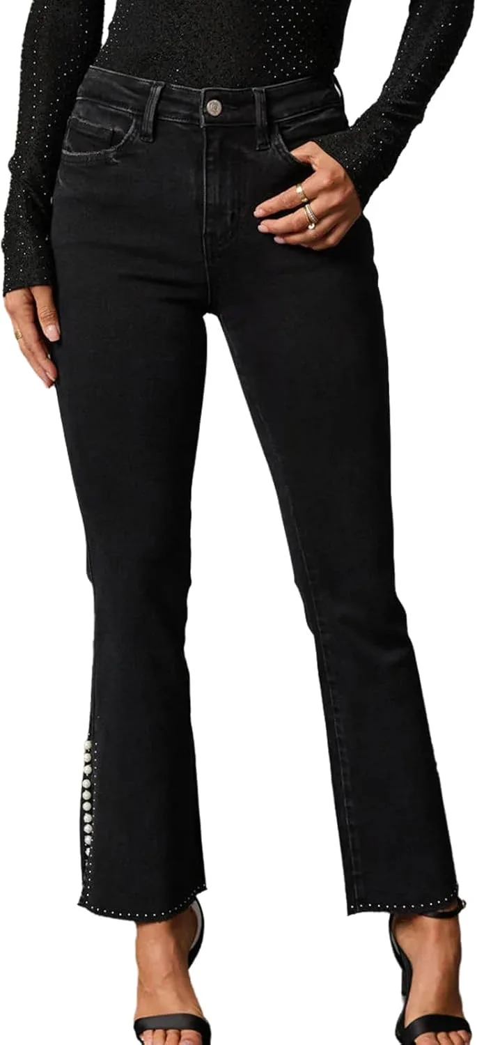 

Женские джинсы flare mid rise с разрезом MRNYQBM