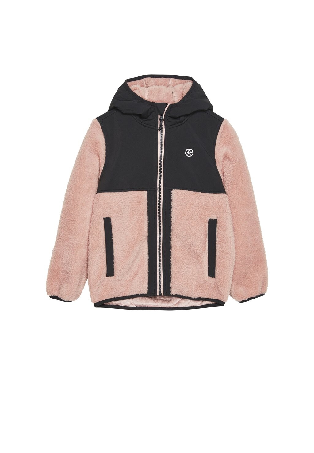 

Флисовая куртка W Hood Color Kids, цвет misty rose