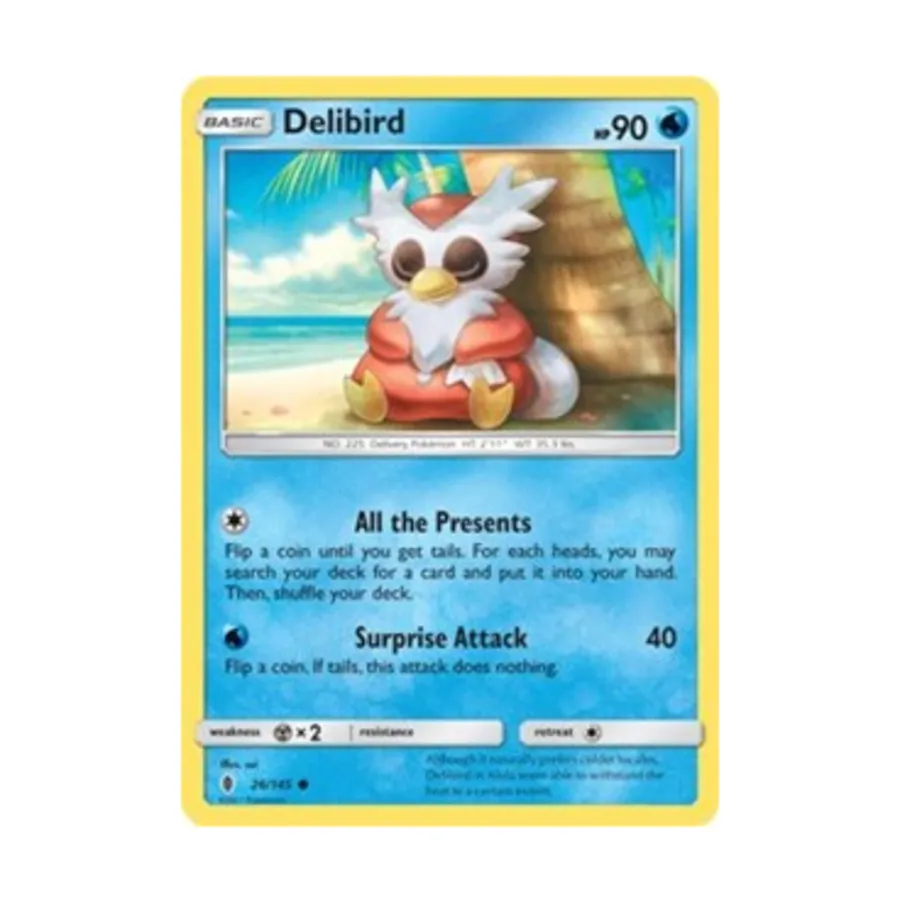 

CCG Делибёрд (К) #26, Pokemon - Sun & Moon - Guardians Rising - Singles