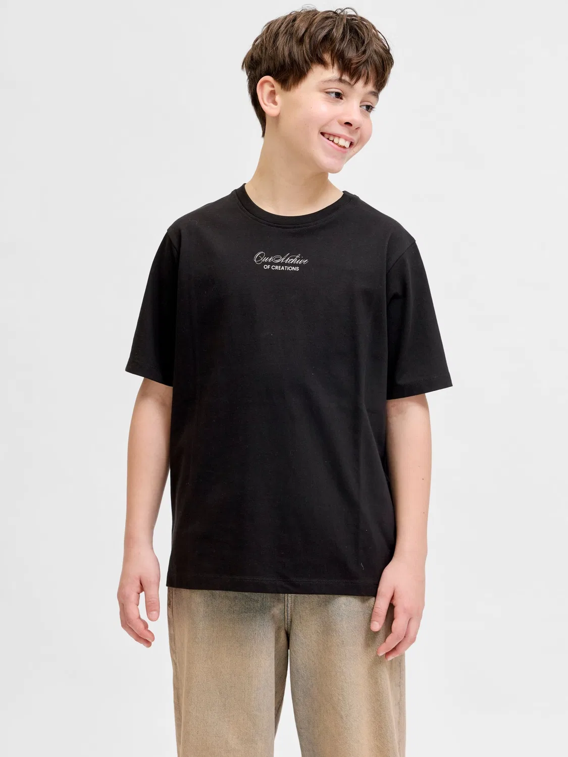 Футболка Jack & Jones Junior, Black — фото 3