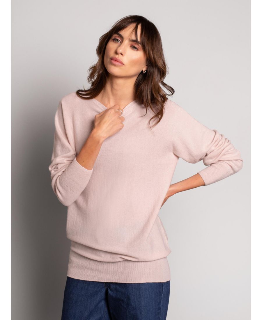 

Женский свитер Geelong с вырезом-лодочкой Celtic & Co, Peony