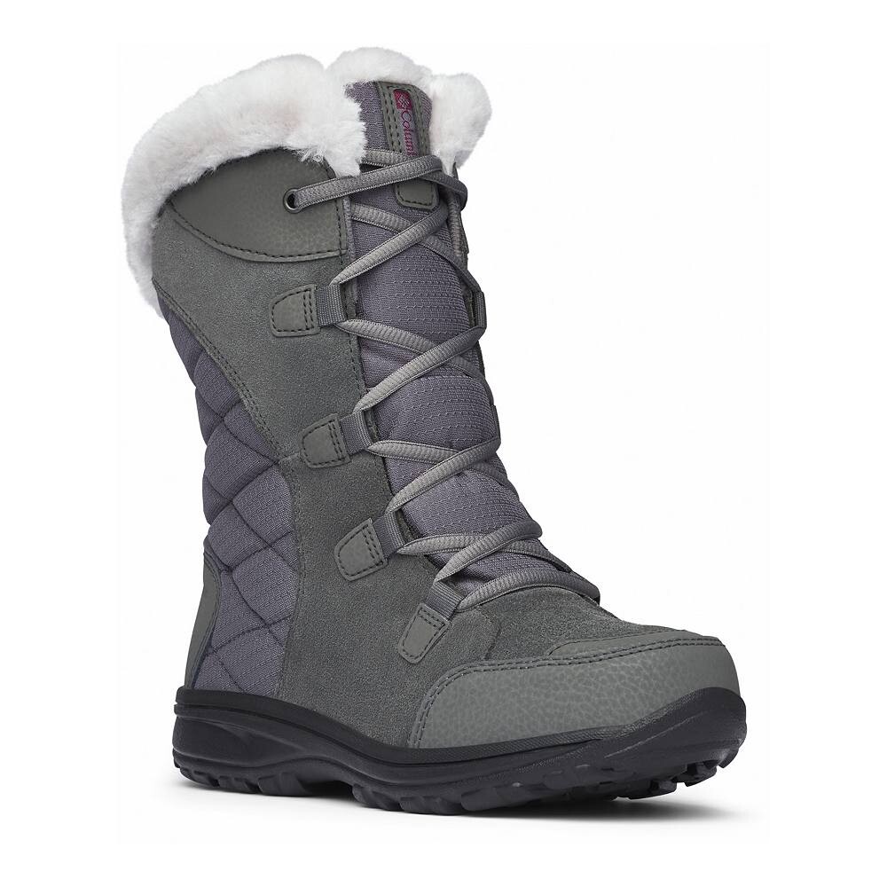 

Женские ботинки Columbia Ice Maiden II, цвет Shale Dark Raspberry