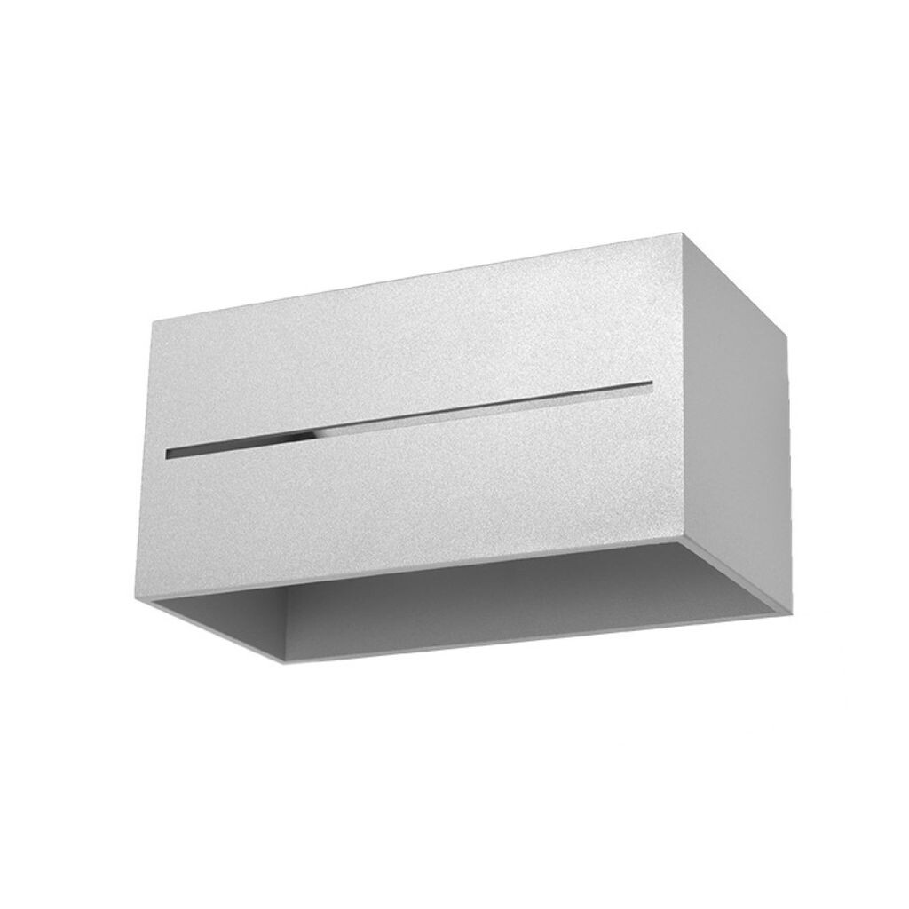 

Настенный светильник LOBO MAXI серый 2хG9 40Вт алюминий 10х12х20см Sollux Lighting