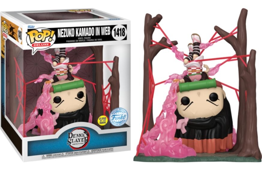 

Funko POP! Demon Slayer Pop Deluxe 1418 Незуко в сети (gitd)