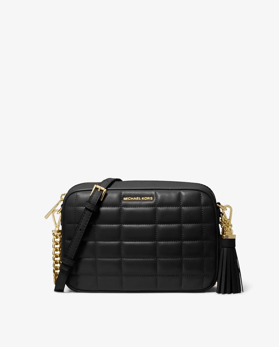 

Сумка через плечо Jet Set из кожи с стеганой отделкой Michael Michael Kors, черный