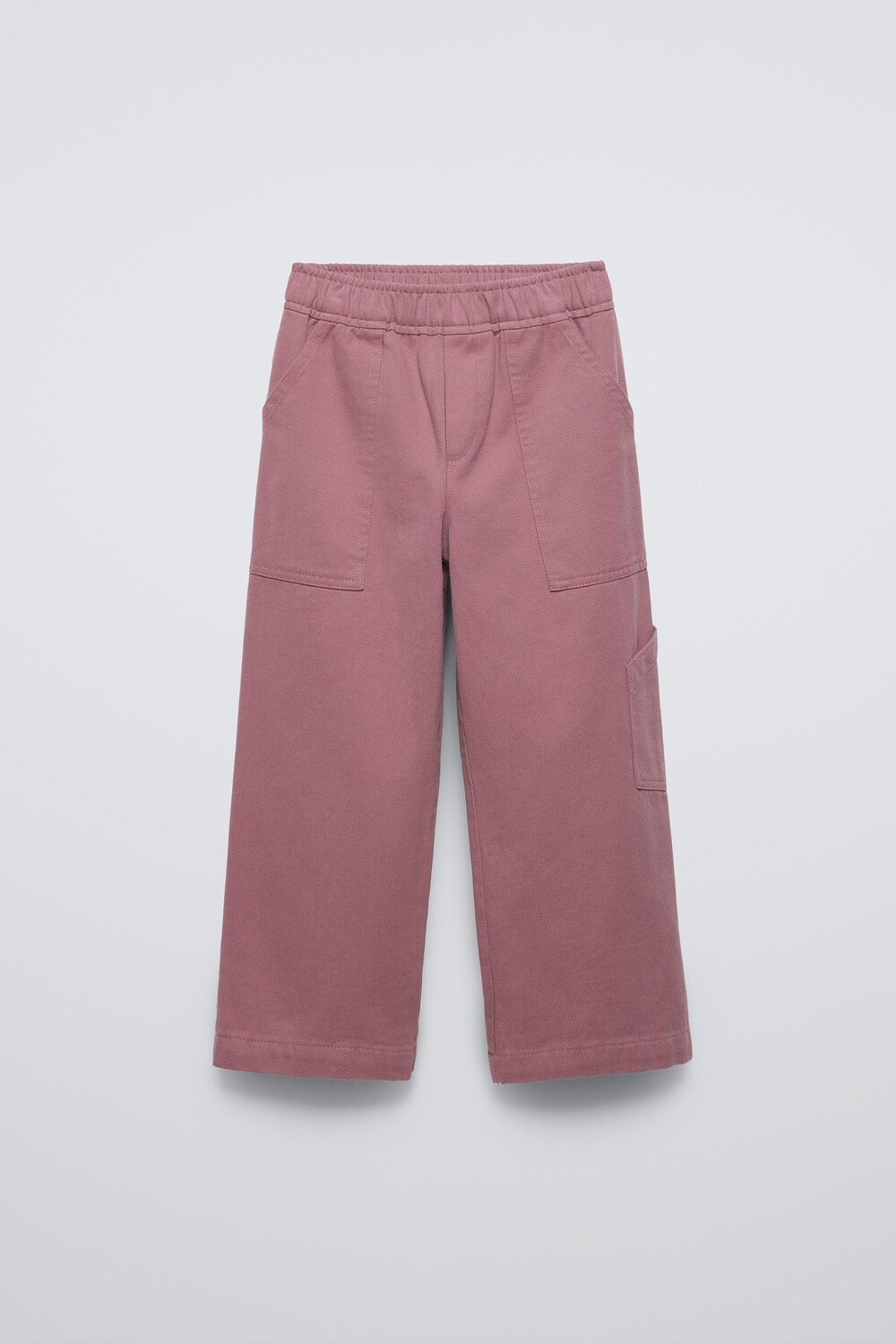 

Мягкие качественные эластичные брюки ZARA, розовый