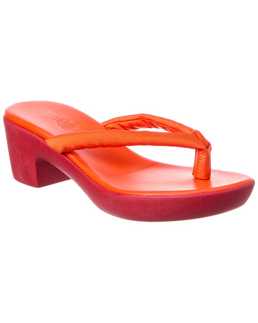 Древнегреческие сандалии Eva Комфортные сабо Ancient Greek Sandals, оранжевый