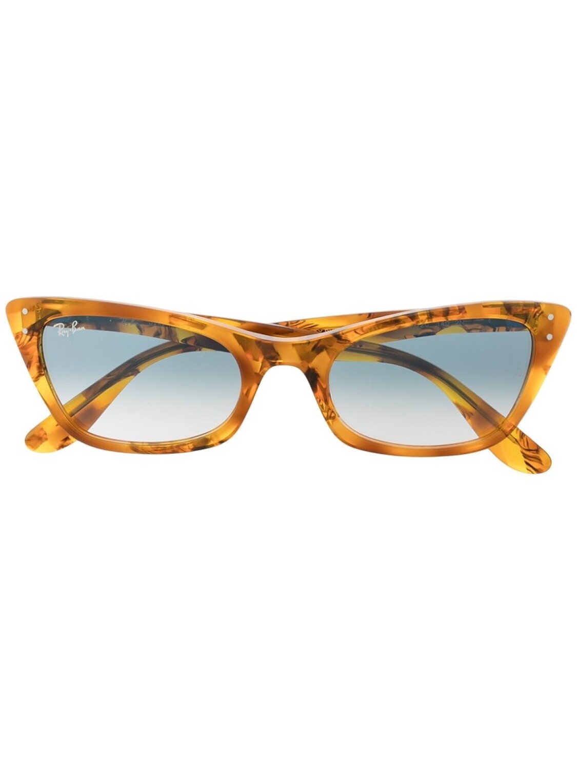 

Ray-Ban очки в квадратной оправе с логотипом, оранжевый