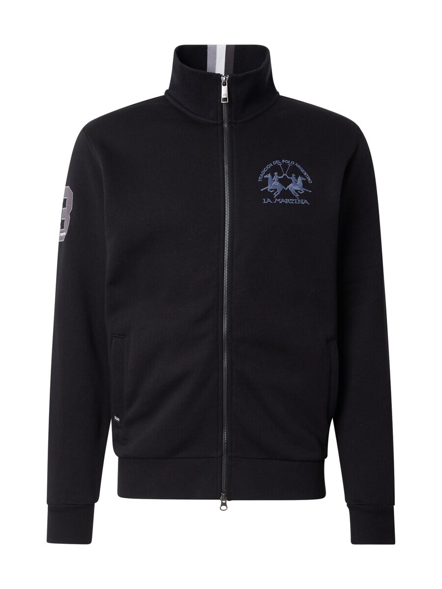 

Куртка на молнии La Martina Zip-Up Hoodie, черный