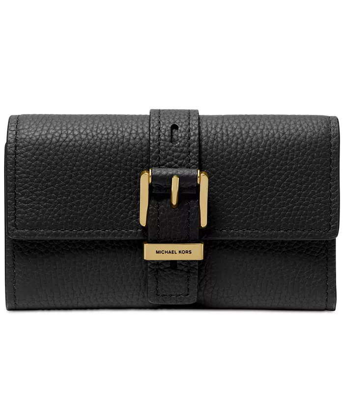 

Кошелек Nolita Medium Flap Trifold из кожи Michael Kors, черный