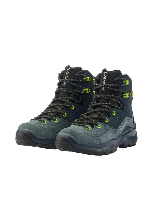Горные туфли mittel wandax gtx mid jr Lowa, Dunkelperol Limone — фото 2