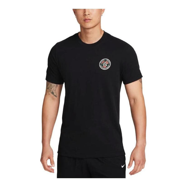 

Футболка Nike Giannis Dri-FIT Basketball T-Shirt 'Black', черный