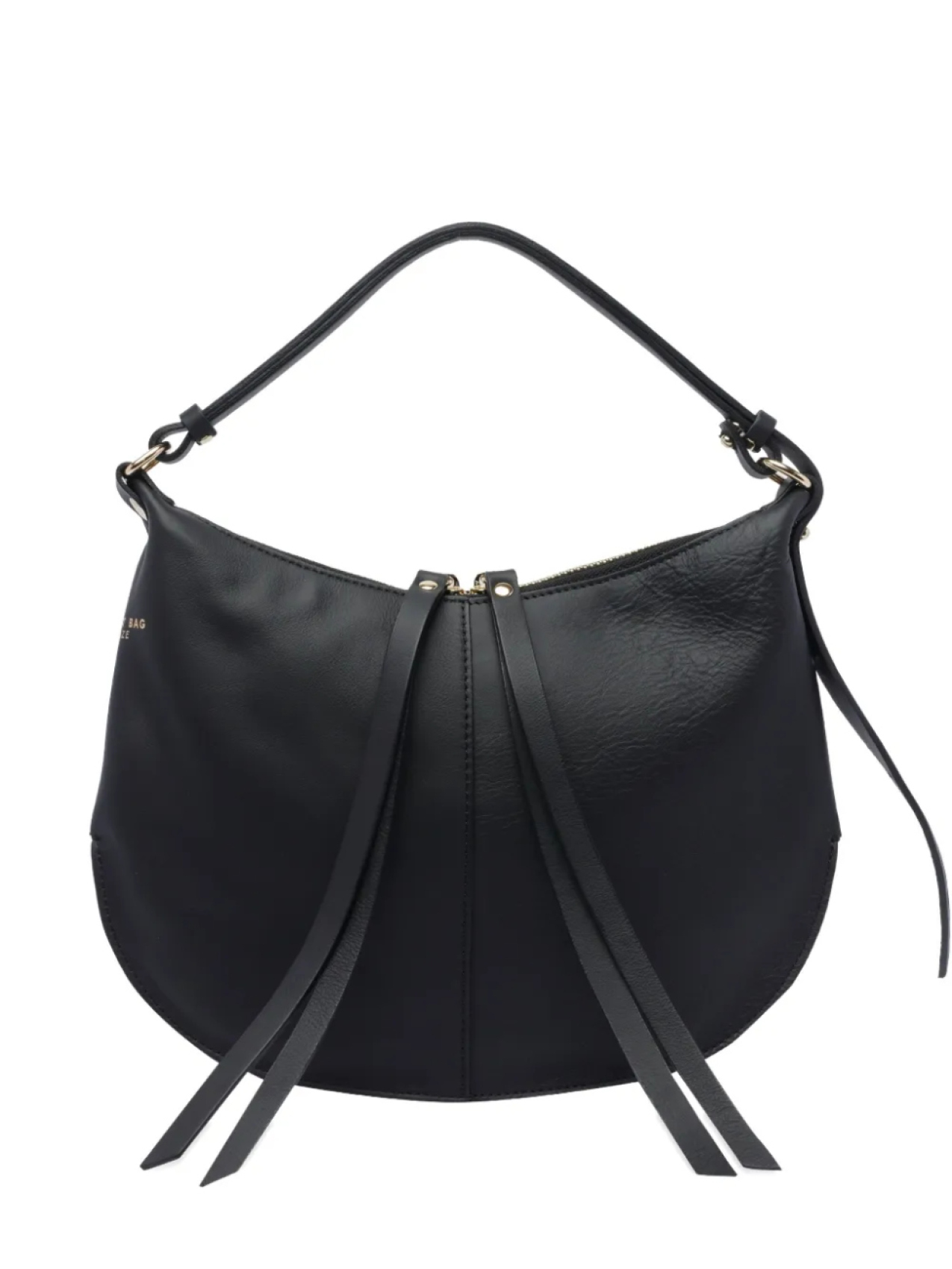 

Кожаная сумка через плечо MY BEST BAG, черный