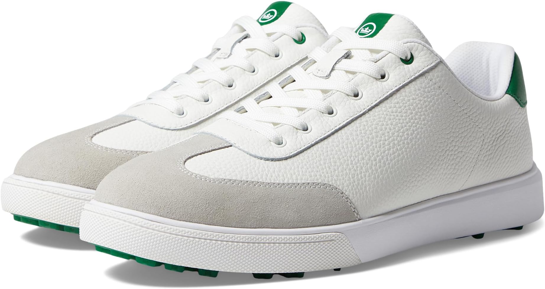 

Кроссовки Peter Millar Drift Leather Hybrid Course Shoe, цвет White/Fairway
