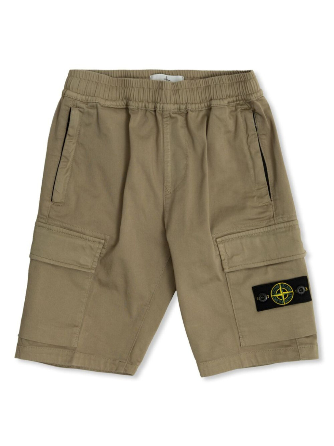 

Шорты Stone Island Junior Compass-patch, коричневый