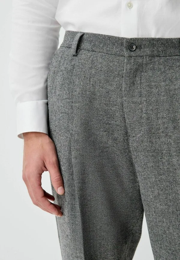 Брюки от костюма стандартного кроя Next, Grey — фото 4