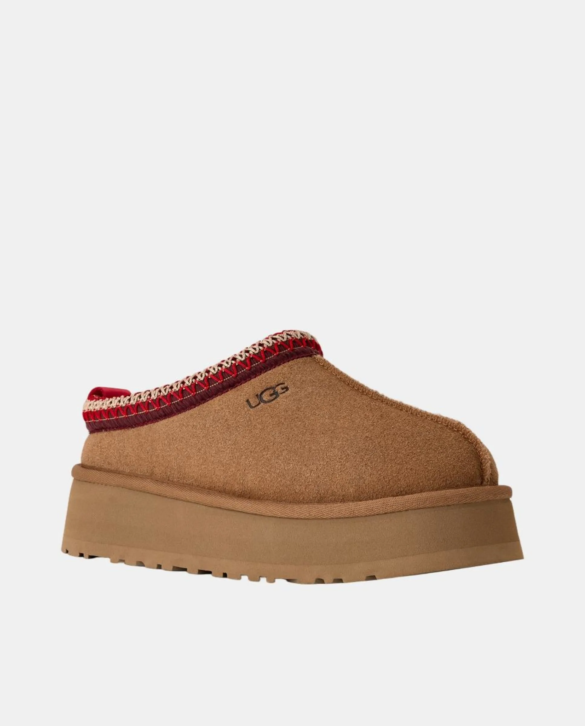 Женский сабо TAZZ II из кожи с меховой подкладкой Ugg, коричневый — фото 2