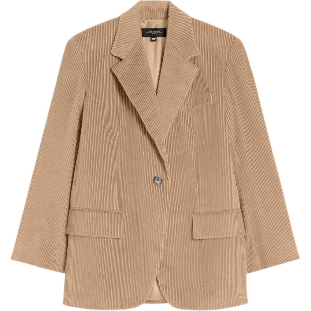 

Женский пиджак для делового костюма WEEKEND MaxMara, sand