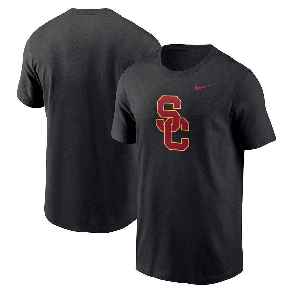 Мужская черная футболка с логотипом Nike USC Trojans Primetime Evergreen, цвет Usc Black