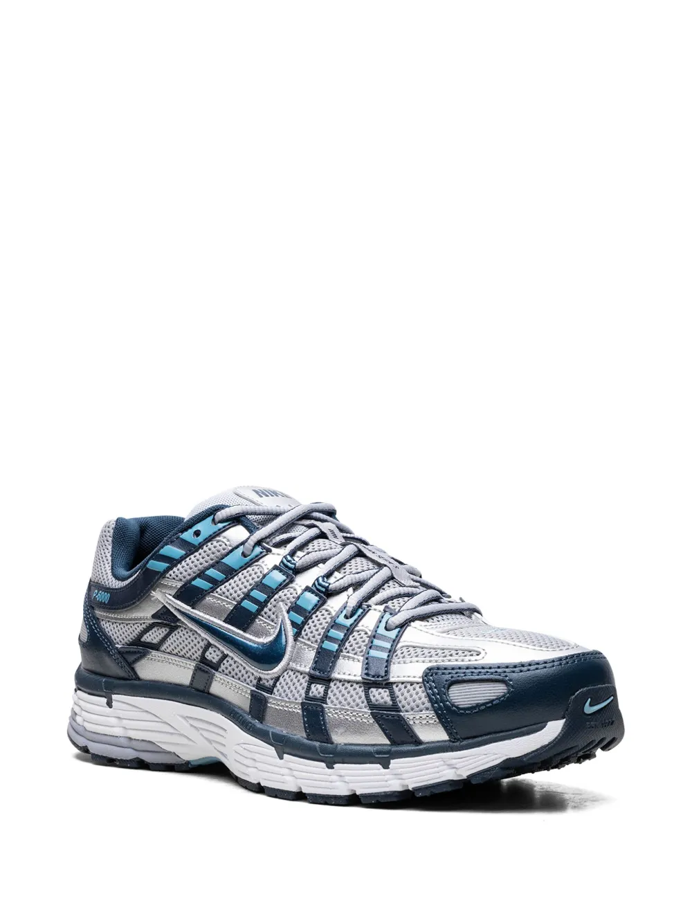 Кроссовки P-6000 Armory Navy/Flat Silver Nike, синий — фото 2
