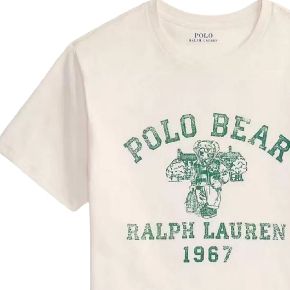 Футболка Polo Bear Classic Version Kids' Polo Ralph Lauren, Ivory — фото 3