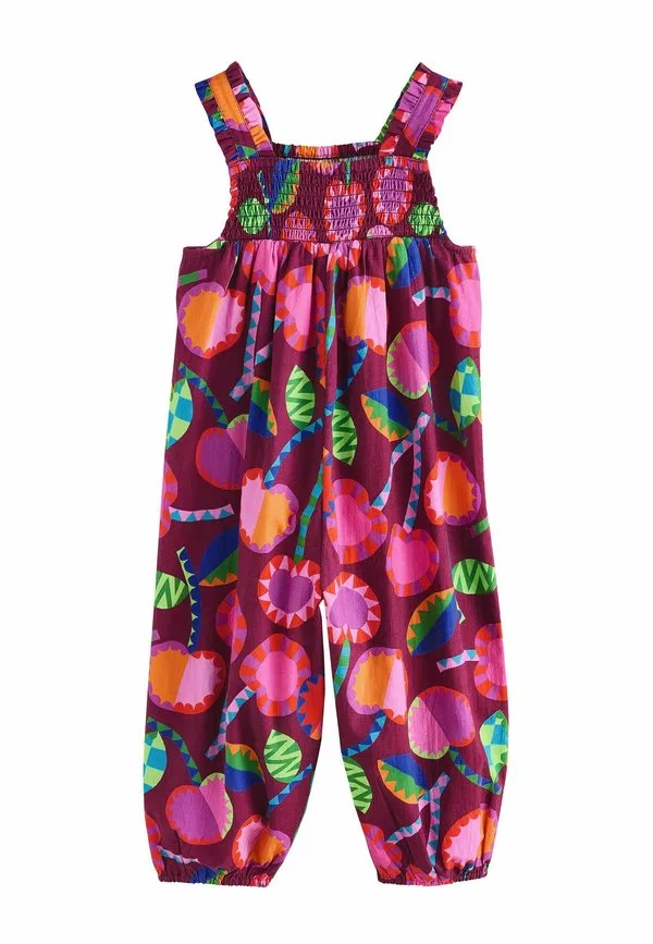 Комбинезон прямого кроя с бретелями Next, Purple Berry Red Printed