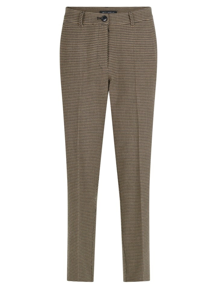 

Тканевые брюки Betty Barclay Businesshose mit Bügelfalte, цвет Schwarz/Beige