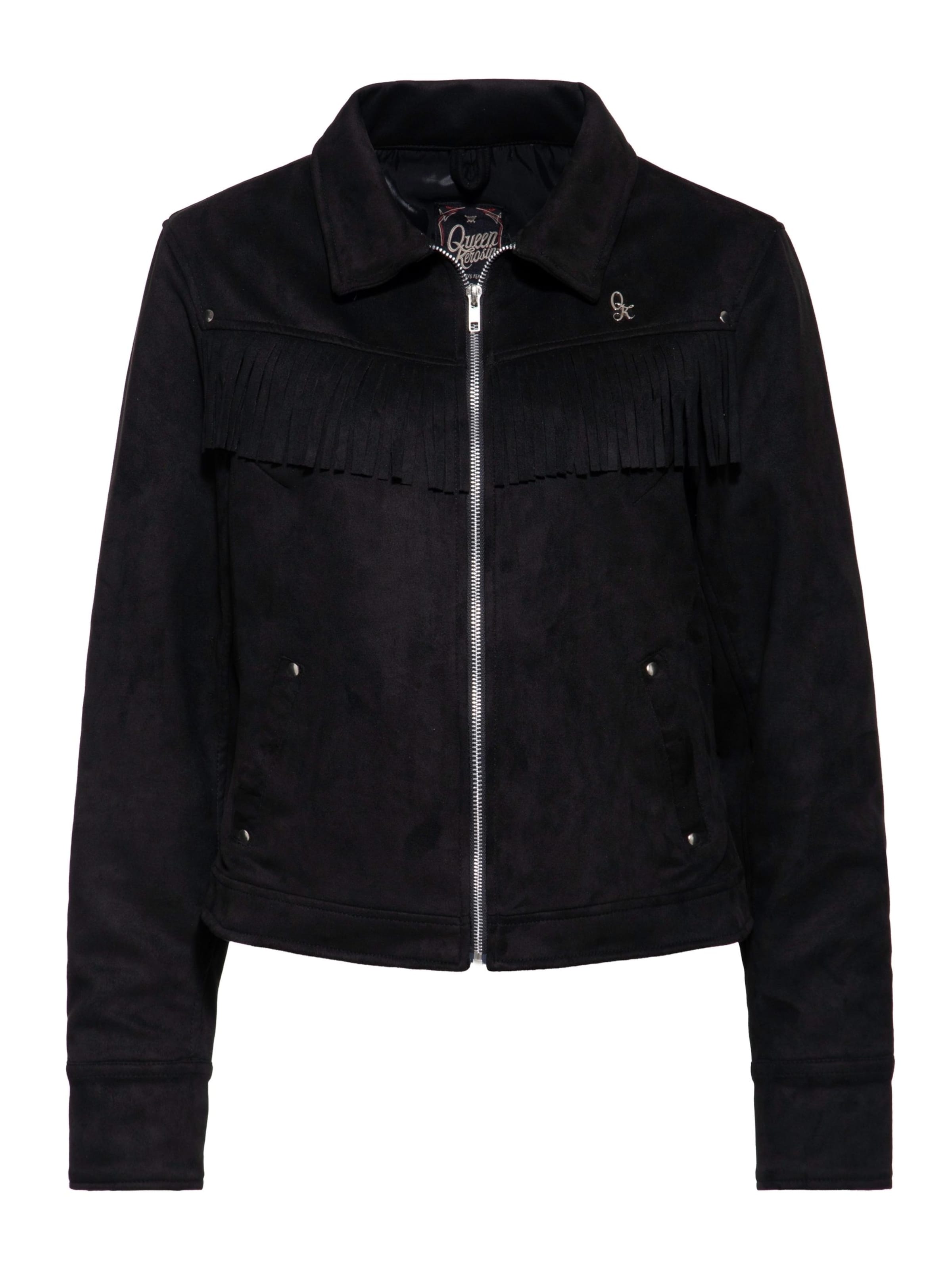 

Queen Kerosin Худи на молнии в цвете Blackberry, Черный, Queen Kerosin Худи на молнии в цвете Blackberry