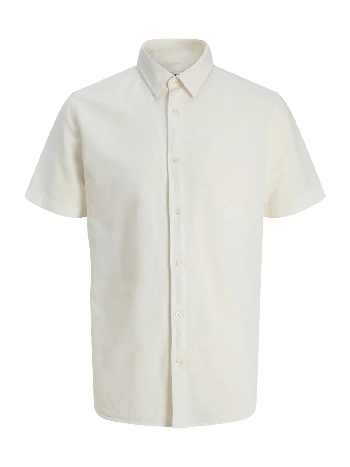 Рубашка на пуговицах стандартного кроя 'JJEBreeze' Jack & Jones Junior, Wool White