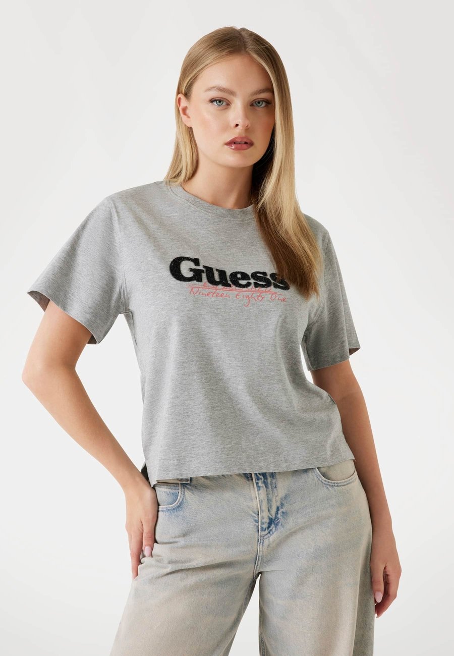 

Футболка Guess Print T-shirt, Grau/Grey, Серый, Футболка Guess Print T-shirt, Grau/Grey