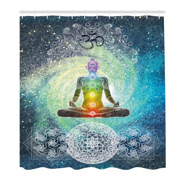 

Занавеска для душа twentyfour Mandala Zen, 240 см, разноцветный