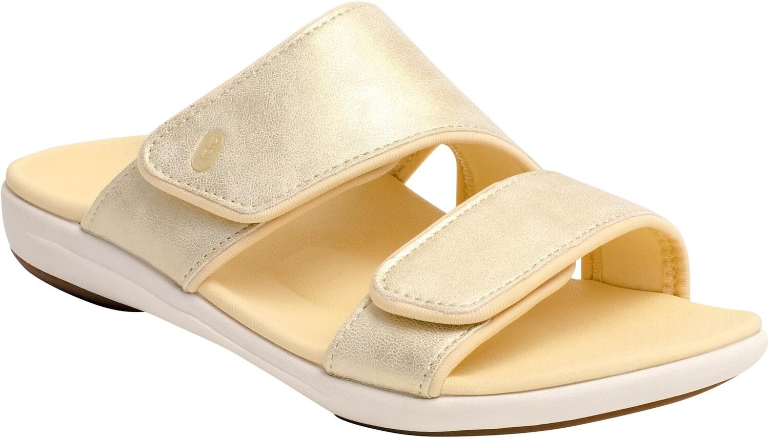 

Сандалии на плоской подошве Kholo Nuevo Metallic Sandal Revitalign, золото