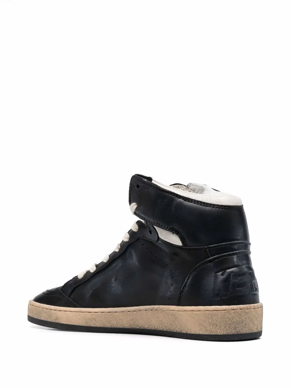 Высокие кеды с логотипом GOLDEN GOOSE, черный — фото 3