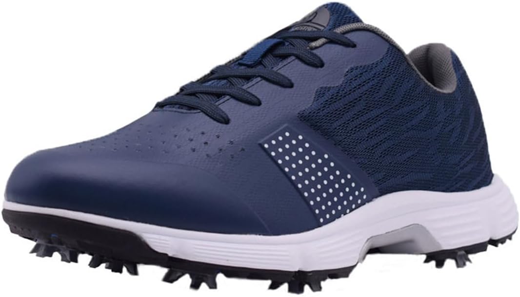 

Мужские кроссовки для гольфа с сеткой, легкие, комфортные, спортивные, модные, дышащие обувь для гольфа Omcam, синий