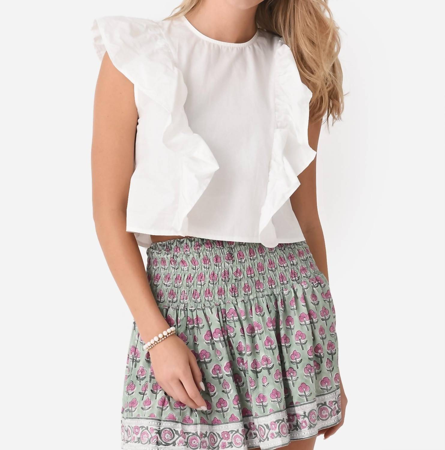 

Топ Coma в цвете Off White DELUC