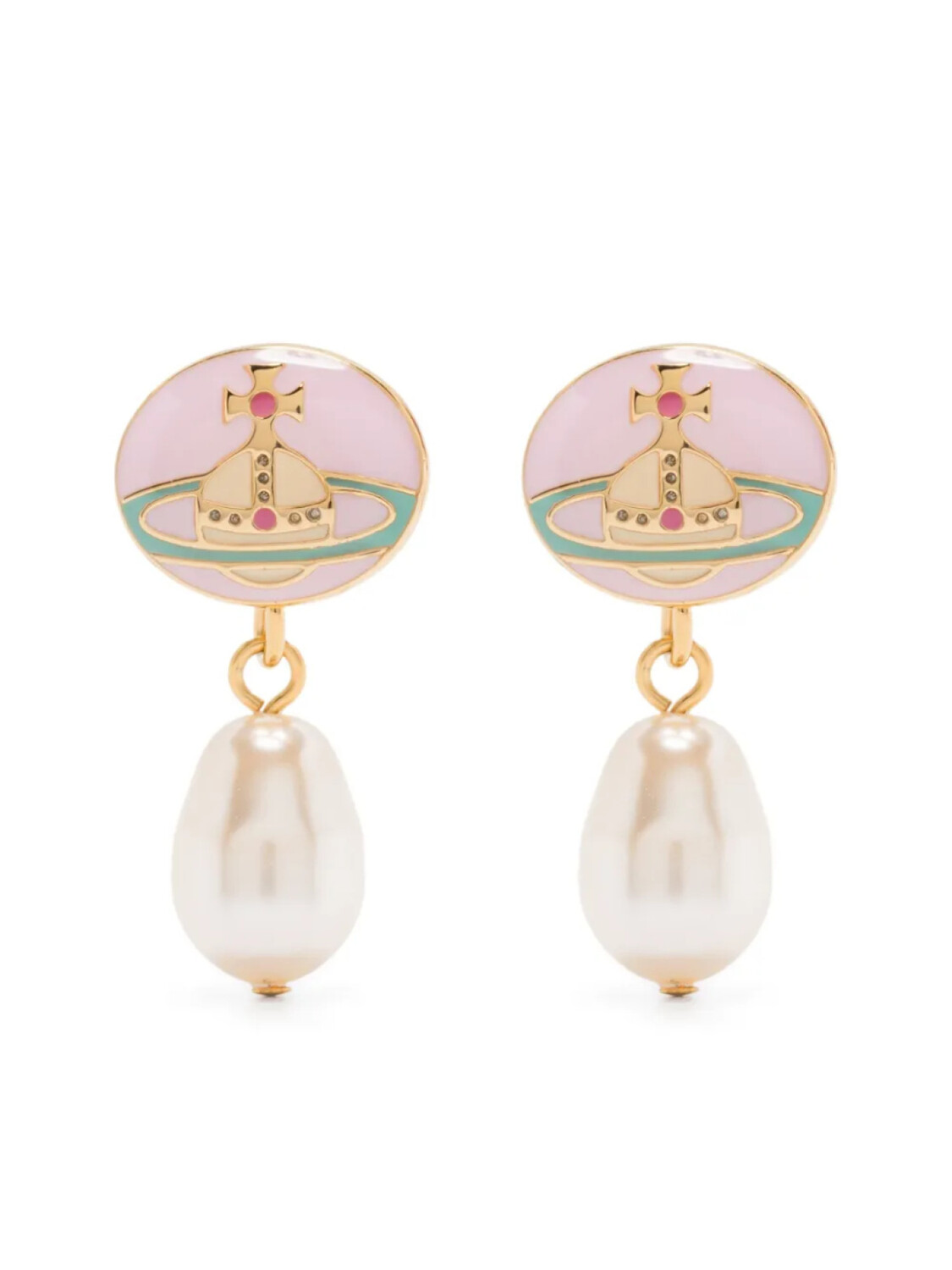 

Vivienne Westwood серьги Loelia, золотой