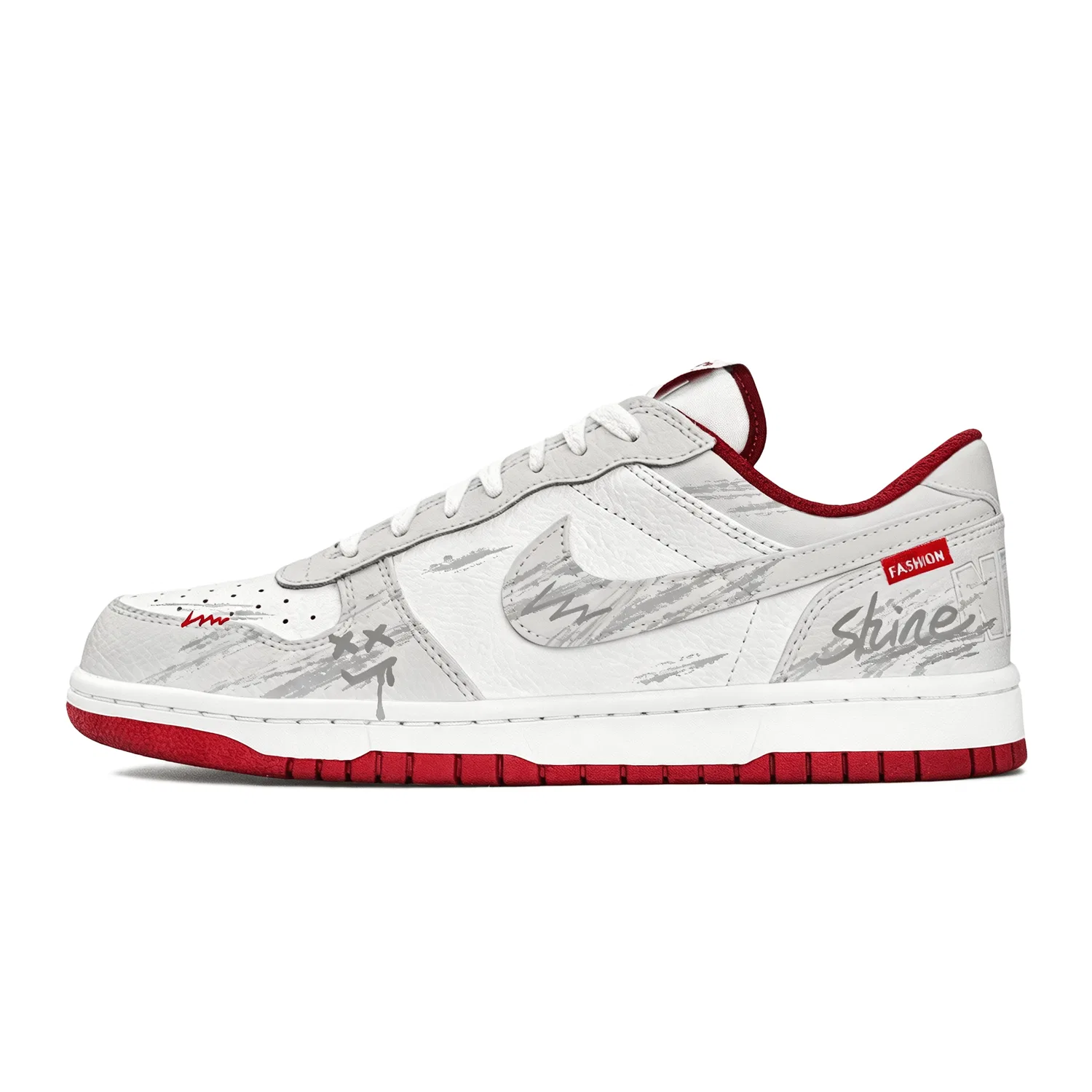Кроссовки скейтбординговые Nike Big LOW серые