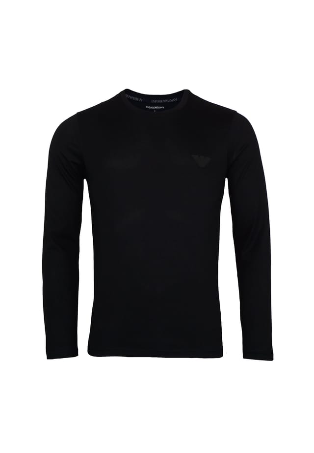 

Рубашка с длинными рукавами Emporio Armani, черный