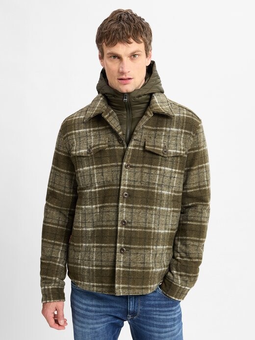 

Шерстяная куртка julian Joop Jeans, зеленый
