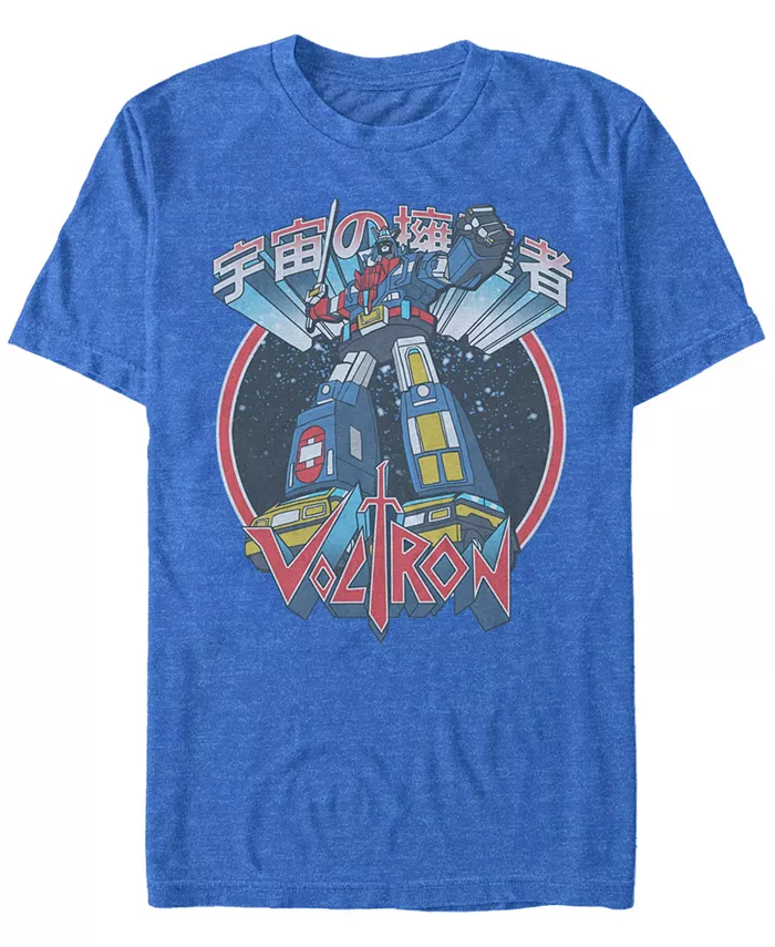 

Футболка с коротким рукавом "Voltron Defender of the Universe" с принтом, мужская Fifth Sun, синий