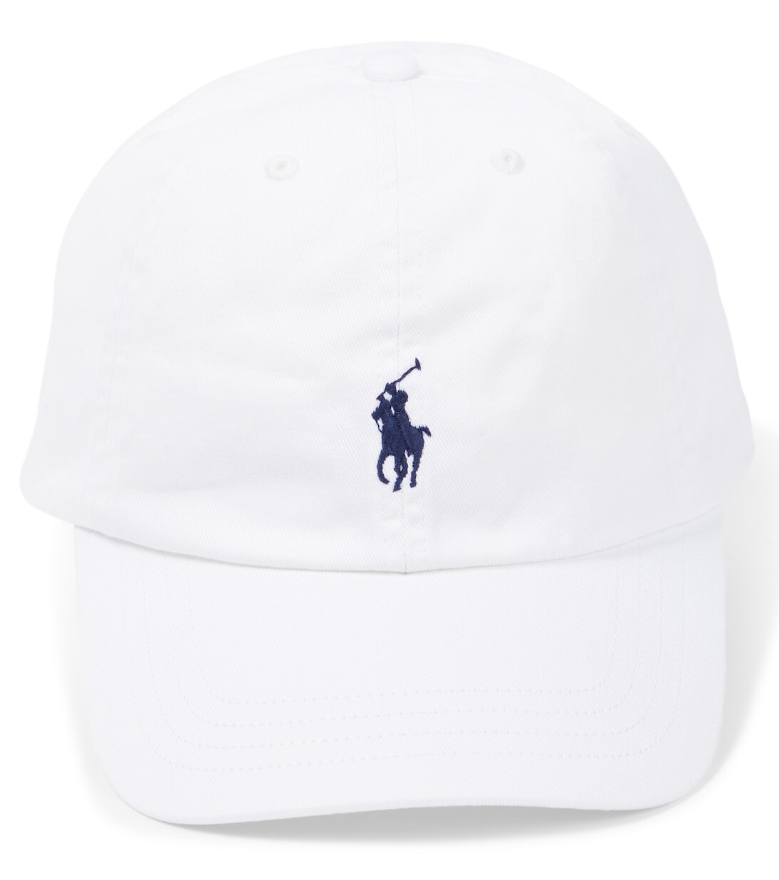 

Хлопковая бейсболка с логотипом Polo Ralph Lauren Kids, белый