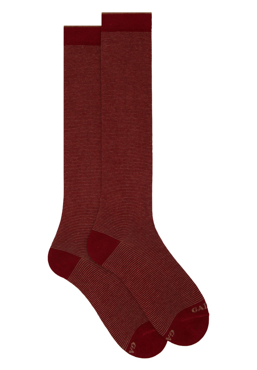 

Гольфы WITH TWO TONE STRIPES Gallo, винно-красный