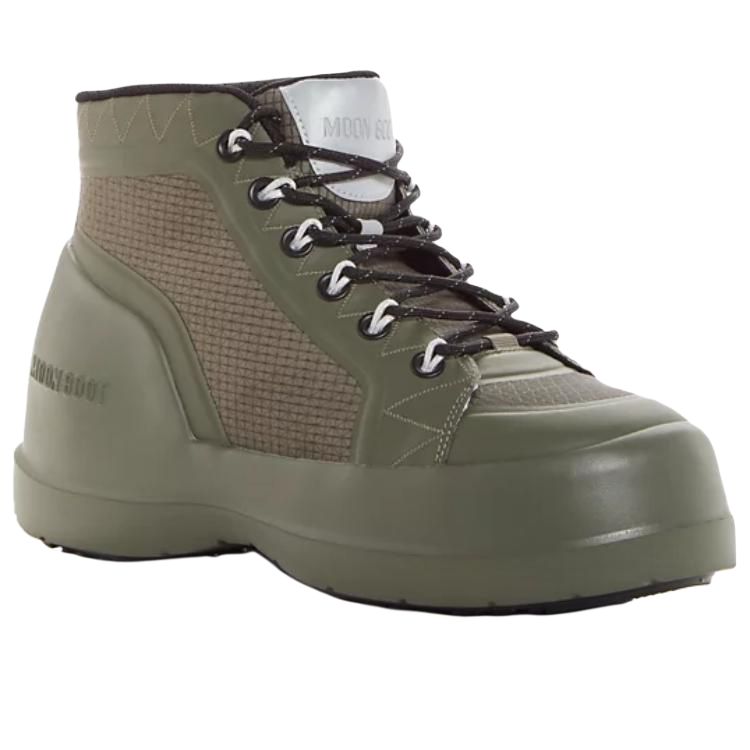 Moon Boot Луна Короткие уличные ботинки мужские зелёные, цвет Green — фото 4