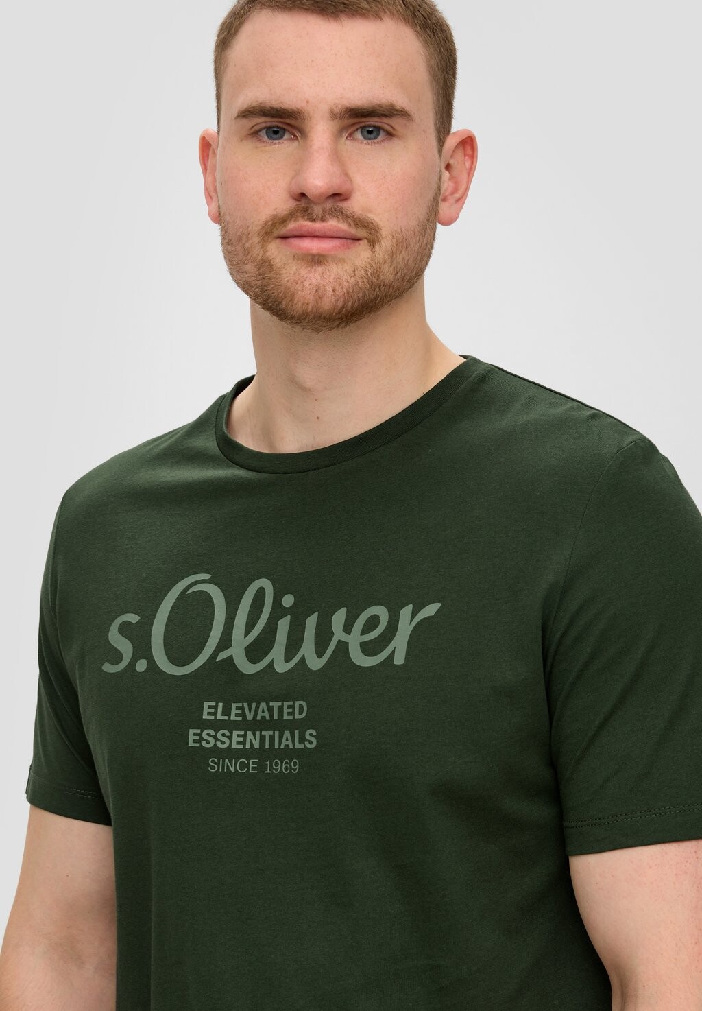 

Футболка с принтом MIT LOGO s.Oliver, темно-зеленый