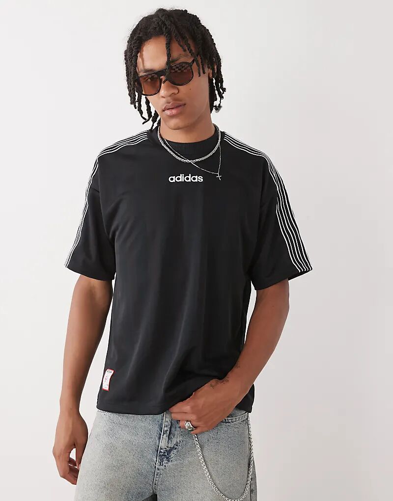 

Джерси adidas Originals 90-х в полоску черного цвета