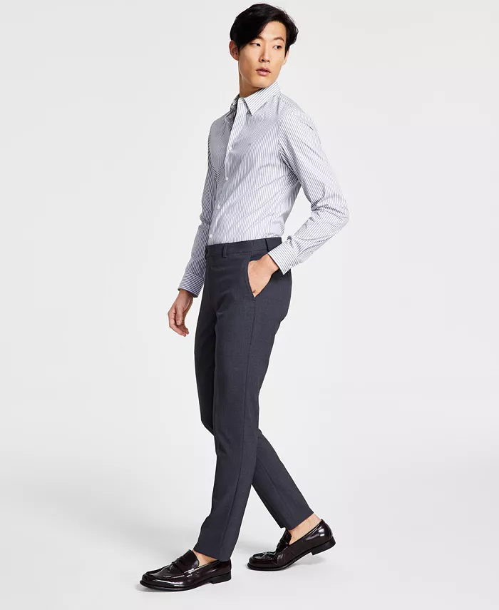 

Мужские бесконечно тянущиеся узкие брюки Calvin Klein, серый