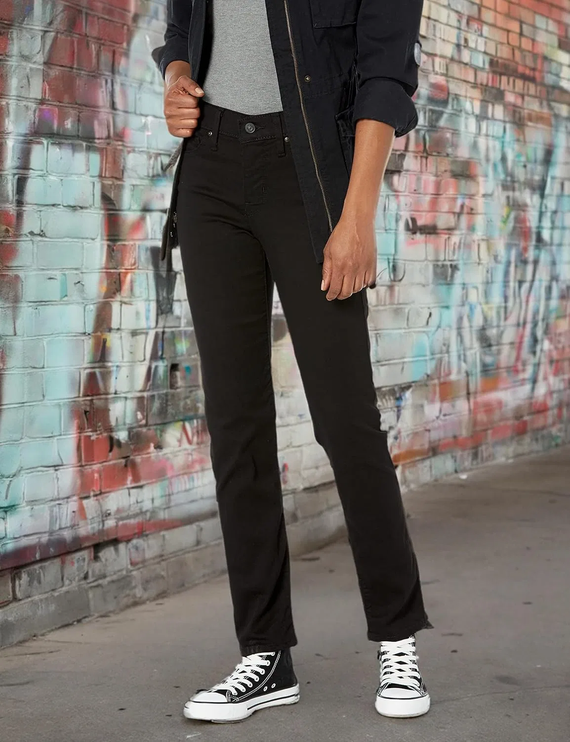 Джинсы Slim Jeans Levi's, Мягкий Черный — фото 3
