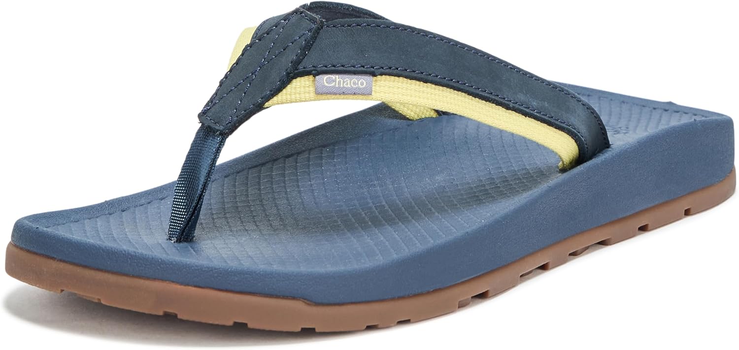 

Мужские кожаные шлепанцы Chaco Lowdown, темно-синий