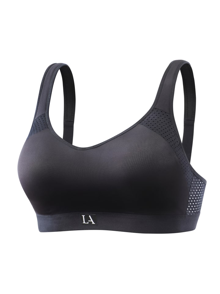 

Спортивный бюстгальтер LASCANA ACTIVE, черный