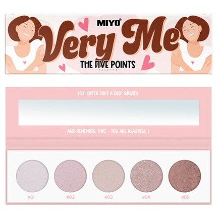 

MIYO The Five Points Палетка теней для век 6,5 г Assorted